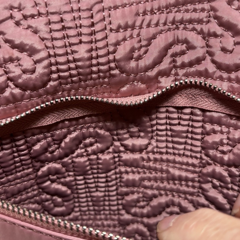Steve Madden Pink Soft Quilted Convertible Backpack - Picture 5 of 16